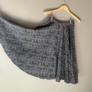Retro Liberty Cotton Circle Skirt & Top